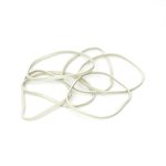 No. 34 White Rubber Bands